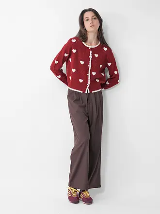 ANOTHER COTTON LAB | Strickjacke | dunkelrot